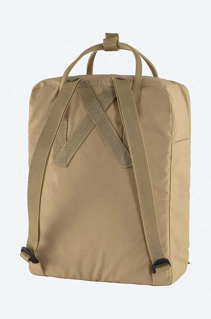 FjallRaven Раница Kanken F23510 221 в бежово голям размер с изчистен дизайн