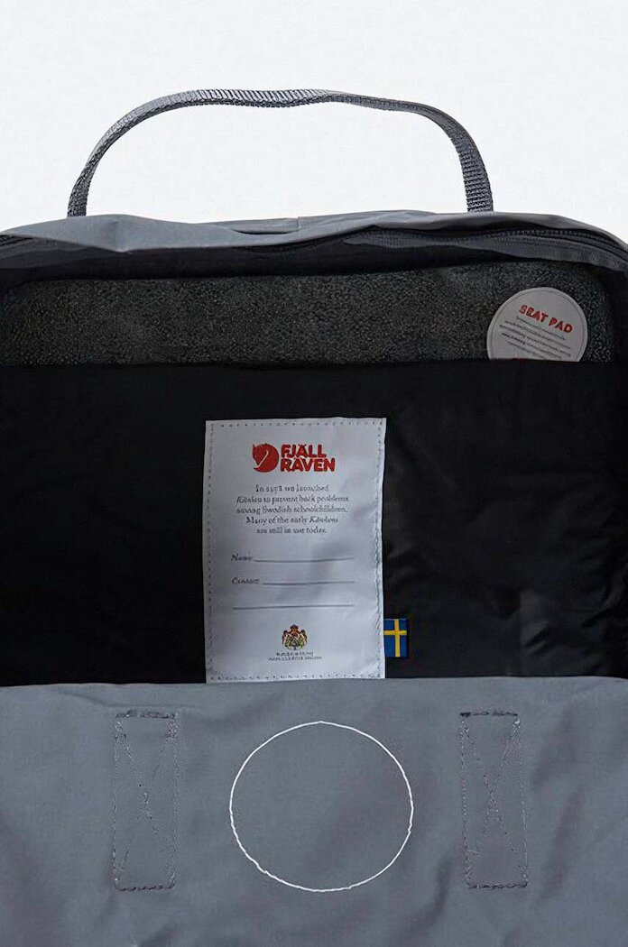 FjallRaven Раница Kanken F23510 46 в сиво голям размер с изчистен дизайн