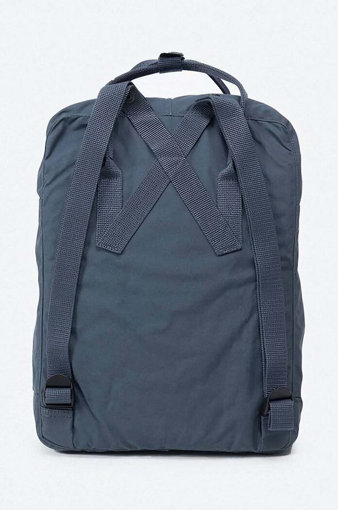 FjallRaven Раница Kanken в сиво голям размер с апликация