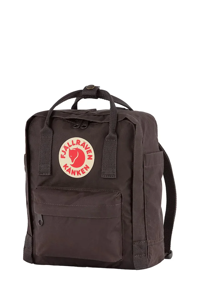 FjallRaven раница за деца от смесени материали Kanken Mini кафява F23561