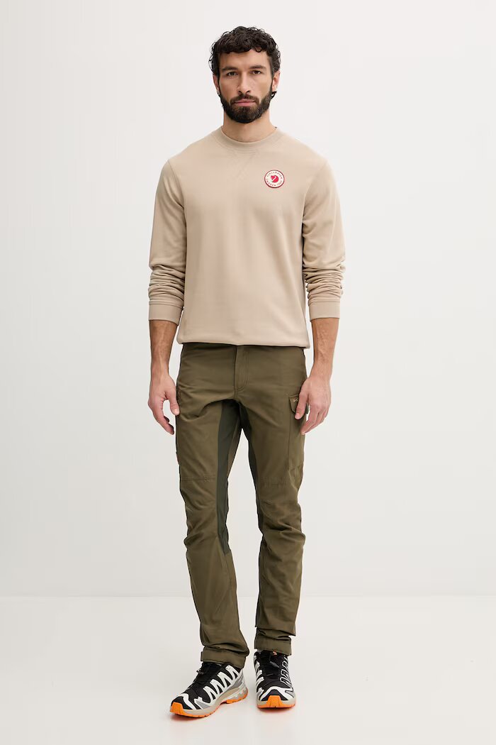 FjallRaven туристически панталон мъжки Kaipak зелен F86550