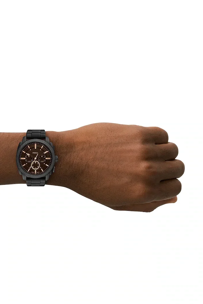 Fossil Часовник MACHINE мъжки в черно FS6097