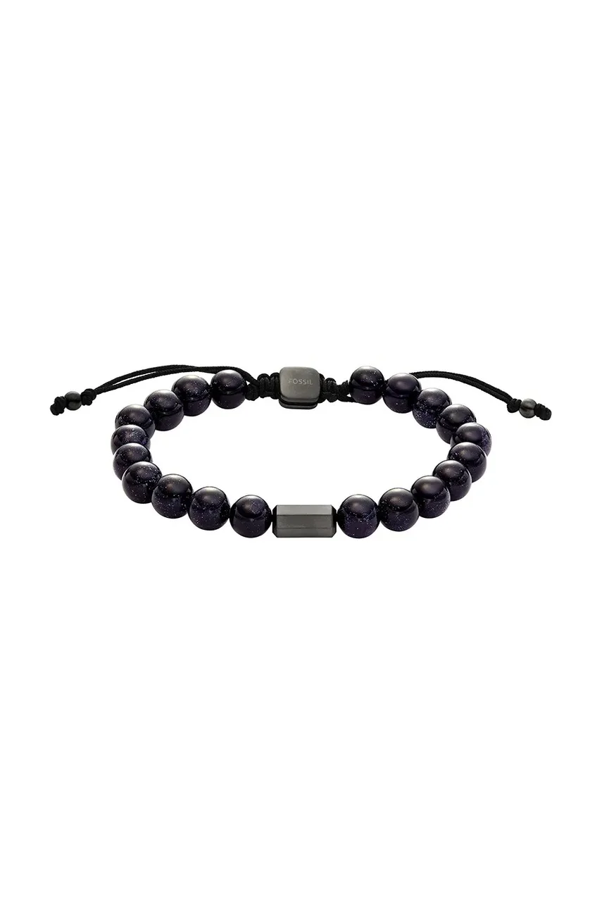 Fossil Гривна с естествени камъни