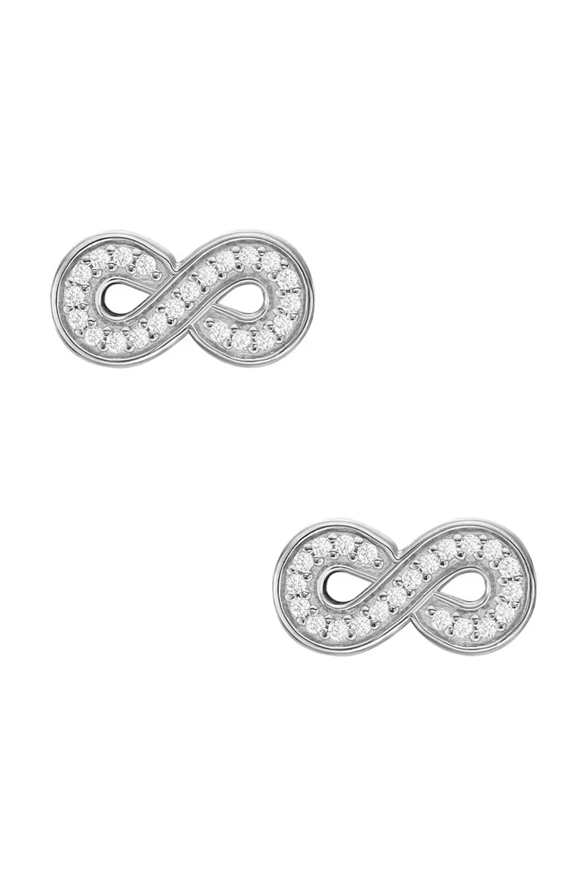 Fossil Сребърни обици