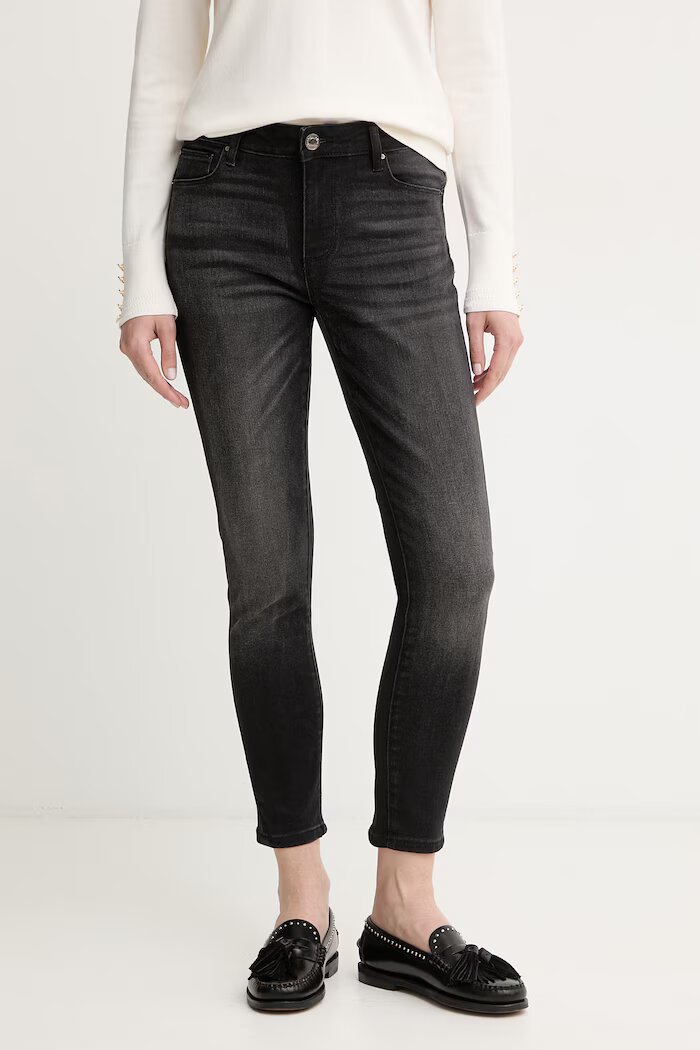 Fracomina дънки slim fit дамски BELLA черни FP25WV8000D46404