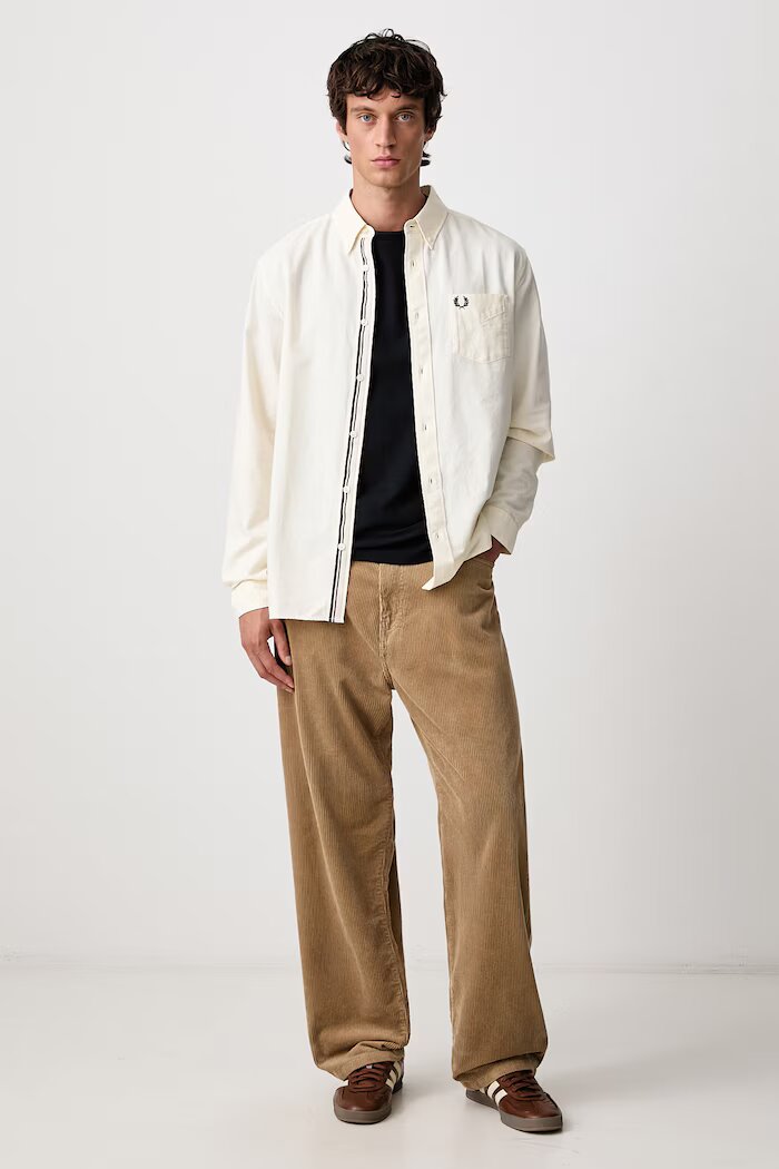 fred perry тениска мъжка от памук тъмносиня M2397
