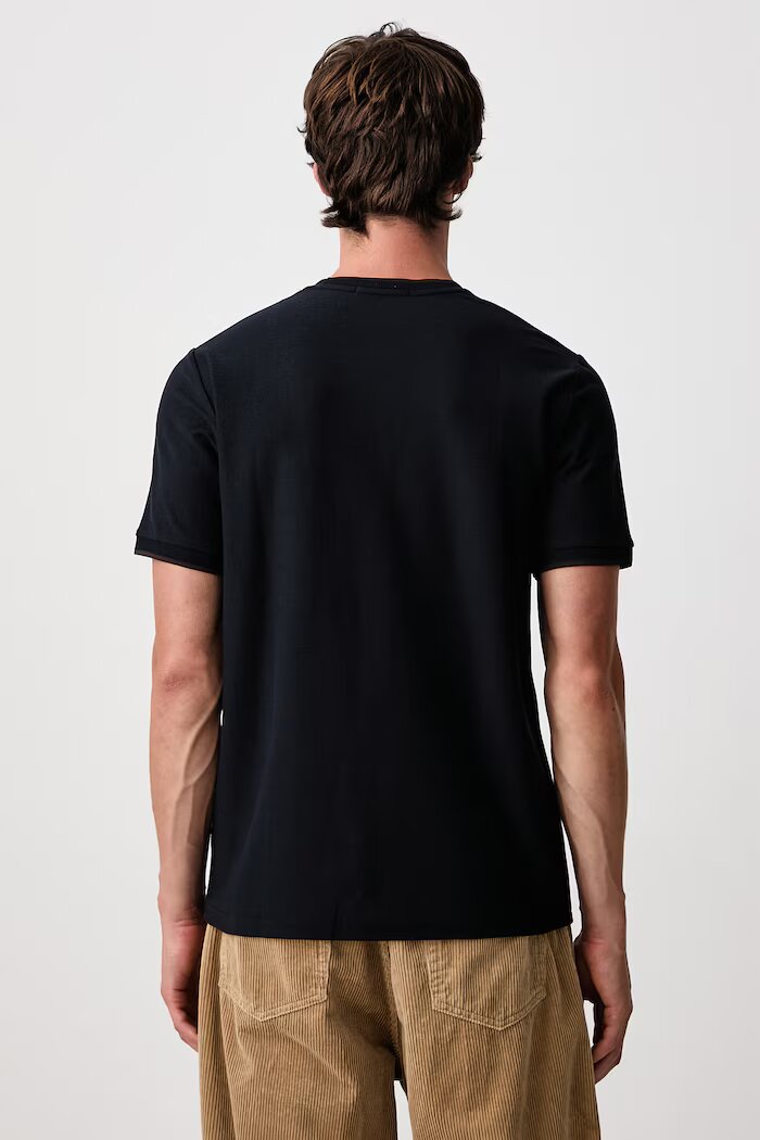 fred perry тениска мъжка от памук тъмносиня M2397