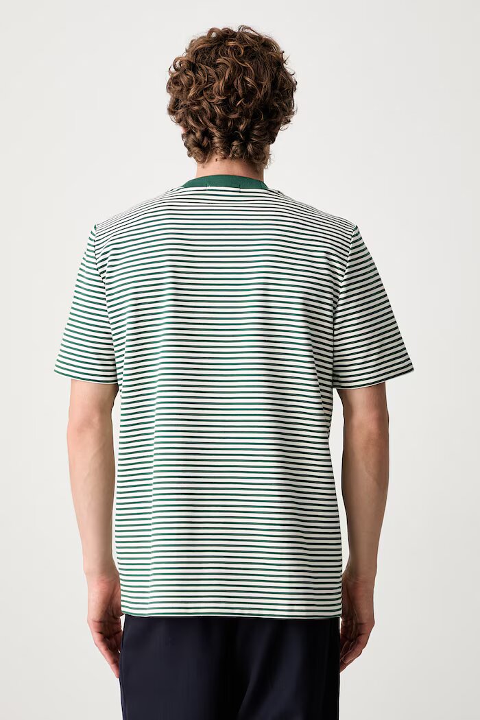 fred perry тениска мъжка от памук зелена M6581.Z18