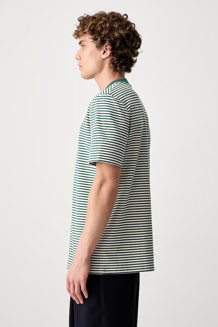 fred perry тениска мъжка от памук зелена M6581.Z18