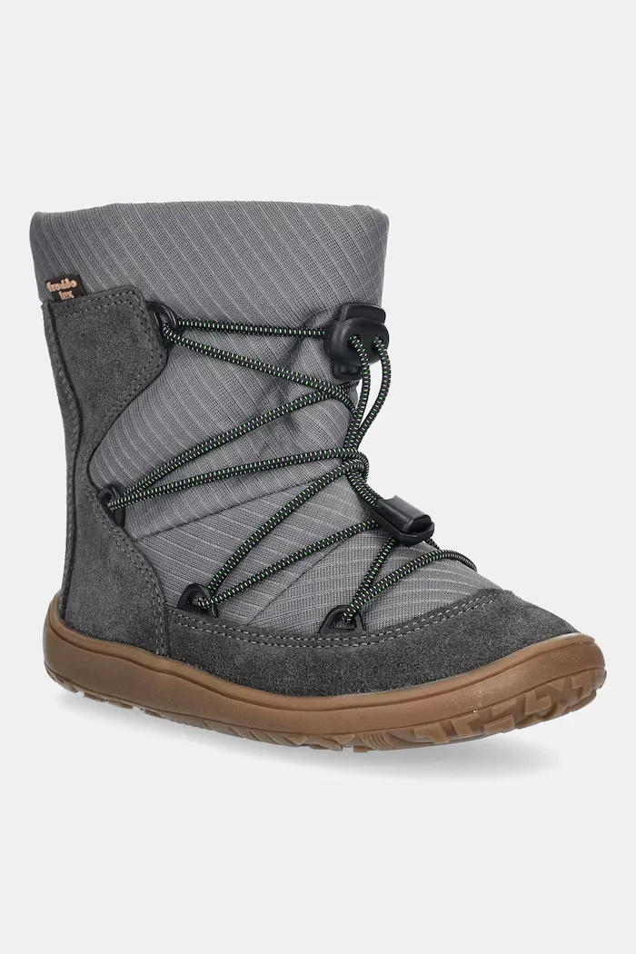 Froddo апрески за деца BAREFOOT TEX TRACK WOOL сиви G3160251
