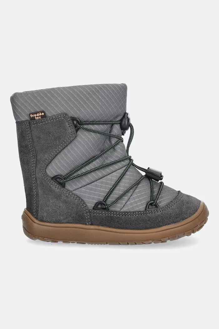 Froddo апрески за деца BAREFOOT TEX TRACK WOOL сиви G3160251