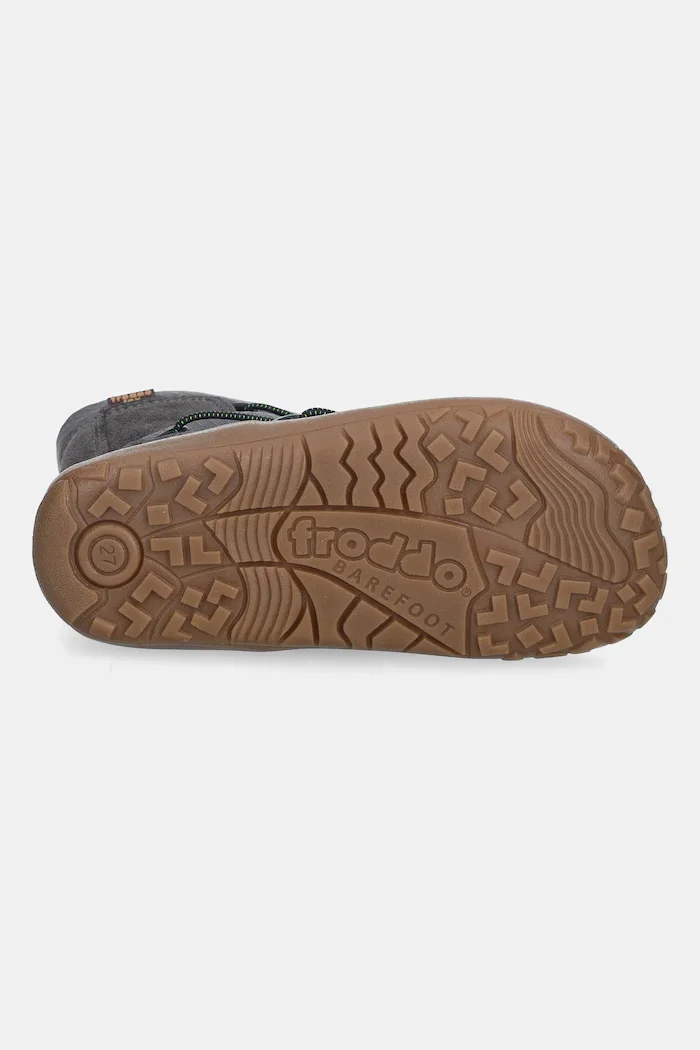 Froddo апрески за деца BAREFOOT TEX TRACK WOOL сиви G3160251