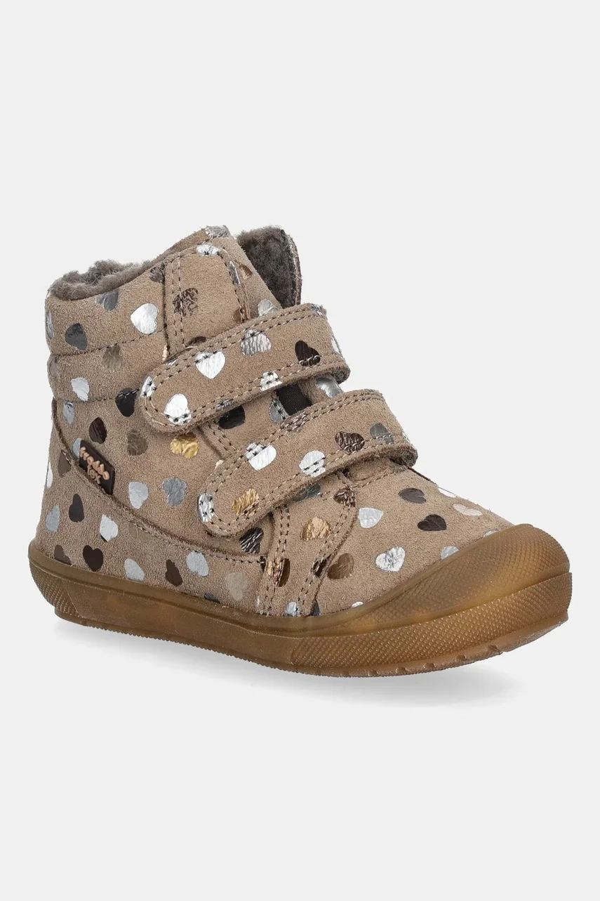 Froddo Детски кожени зимни обувки OLLIE WOOL TEX
