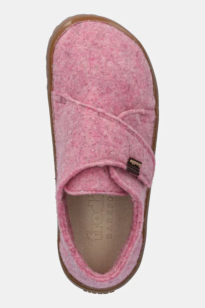 Froddo Детски пантофи BAREFOOT WOOLY в розово G1700420
