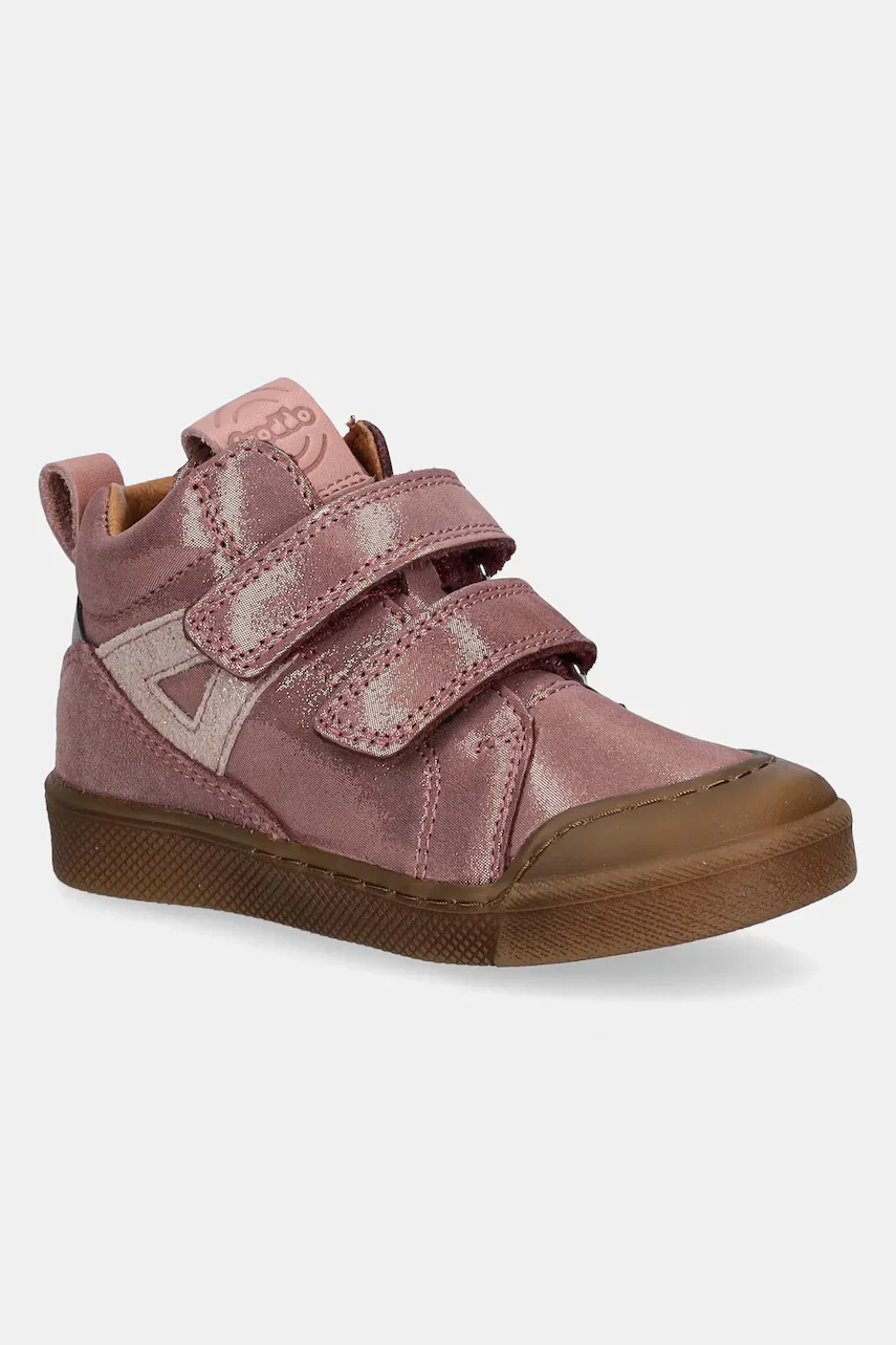 Froddo Детски половинки обувки от велур ROSARIO HIGH-TOP
