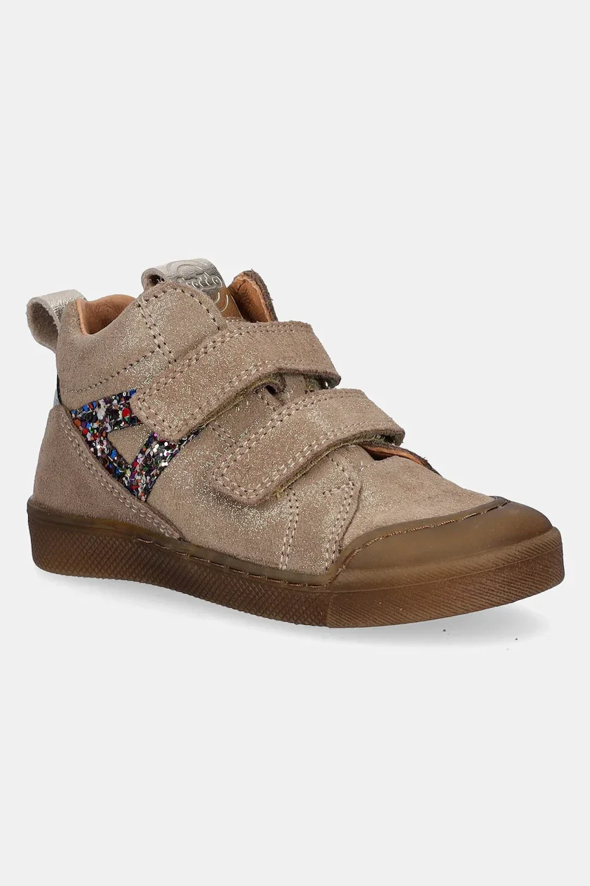 Froddo Детски половинки обувки от велур ROSARIO HIGH-TOP