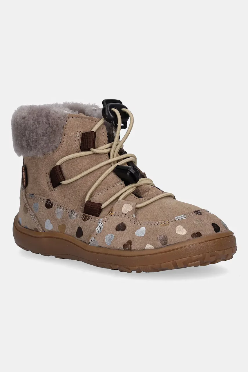 Froddo Детски велурени зимни обувки BAREFOOT UP FURRY TEX