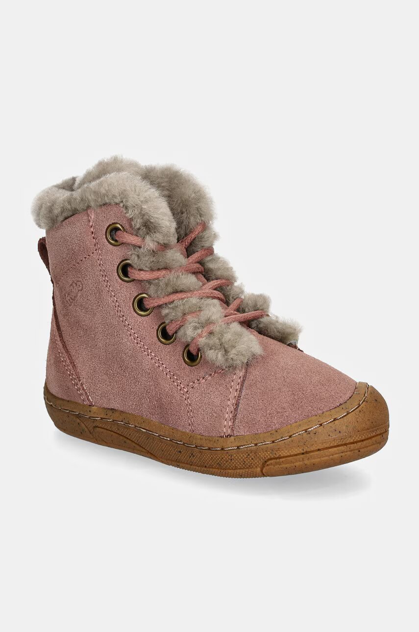 Froddo Детски велурени зимни обувки MINNI SUEDE LACES
