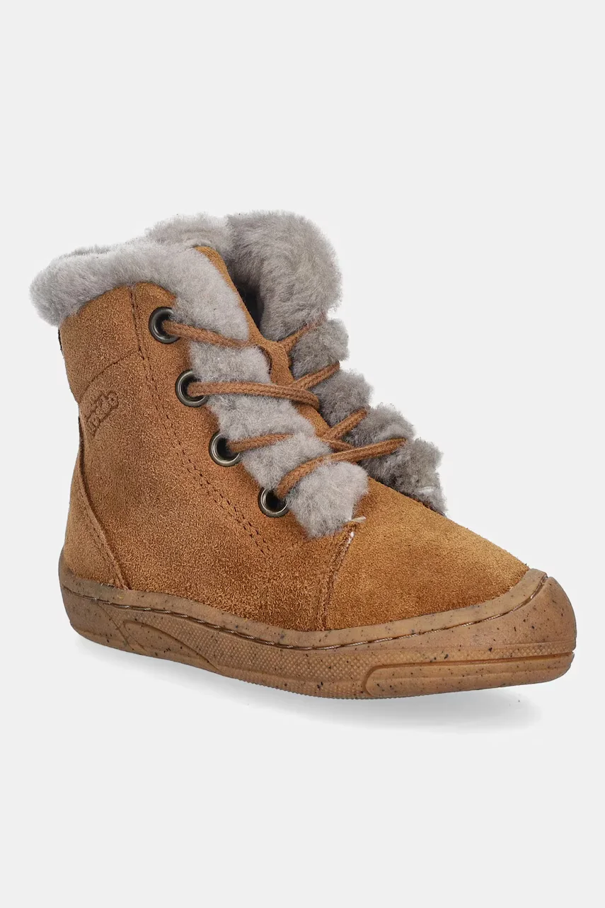 Froddo Детски велурени зимни обувки MINNI SUEDE LACES