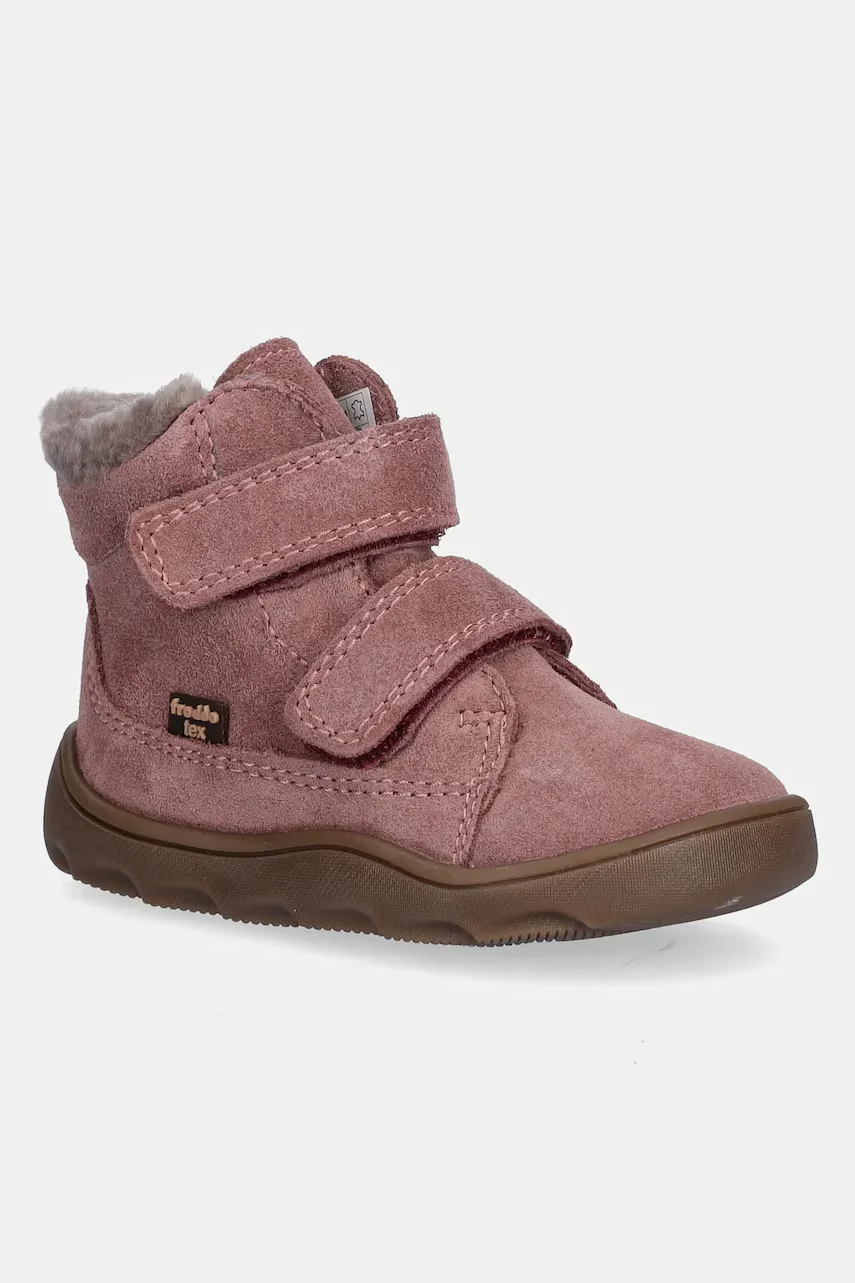 Froddo Детски велурени зимни обувки ZERU TEX FURRY BAREFOOT
