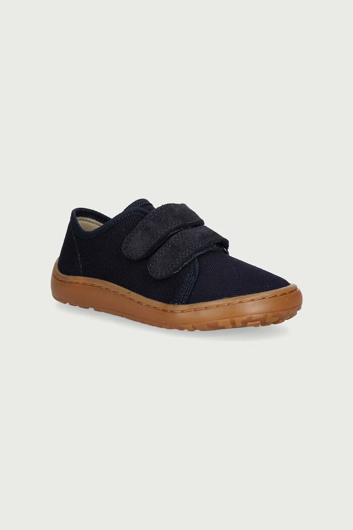 Froddo пантофи за деца BAREFOOT CANVAS тъмносини G1700440