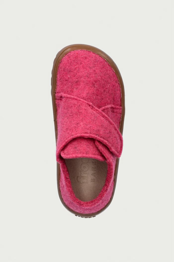 Froddo пантофи за деца BAREFOOT WOOLY розови G1700420