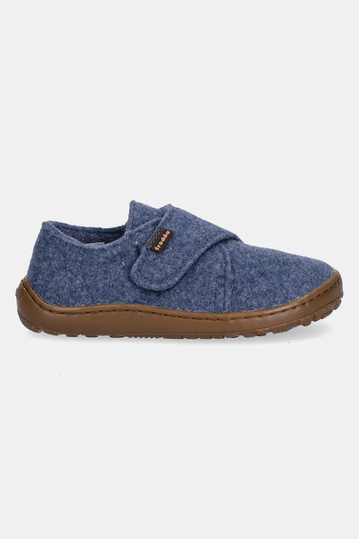 Froddo пантофи за деца BAREFOOT WOOLY сини G1700420