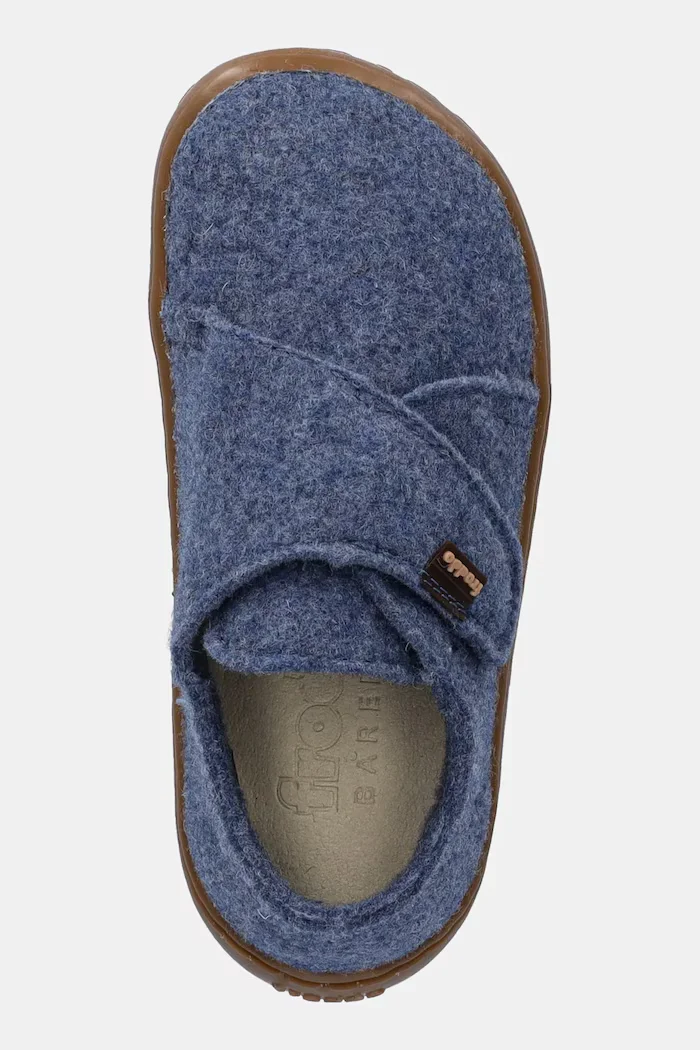 Froddo пантофи за деца BAREFOOT WOOLY сини G1700420