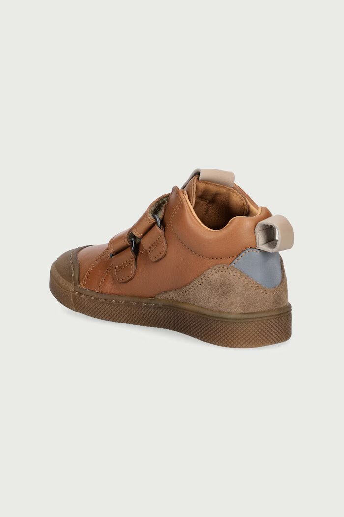 Froddo половинки обувки за деца от кожа ROSARIO HIGH-TOP кафяви G2110134