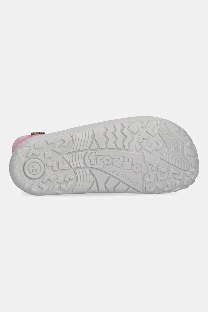 Froddo зимни обувки за деца от кожа BAREFOOT TEX TRACK WOOL розови G3160251
