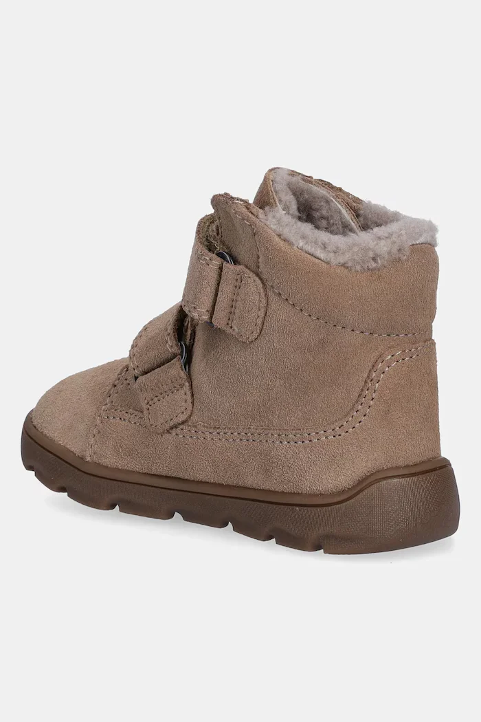 Froddo зимни обувки за деца от велур ZERU TEX FURRY BAREFOOT бежови G2110151