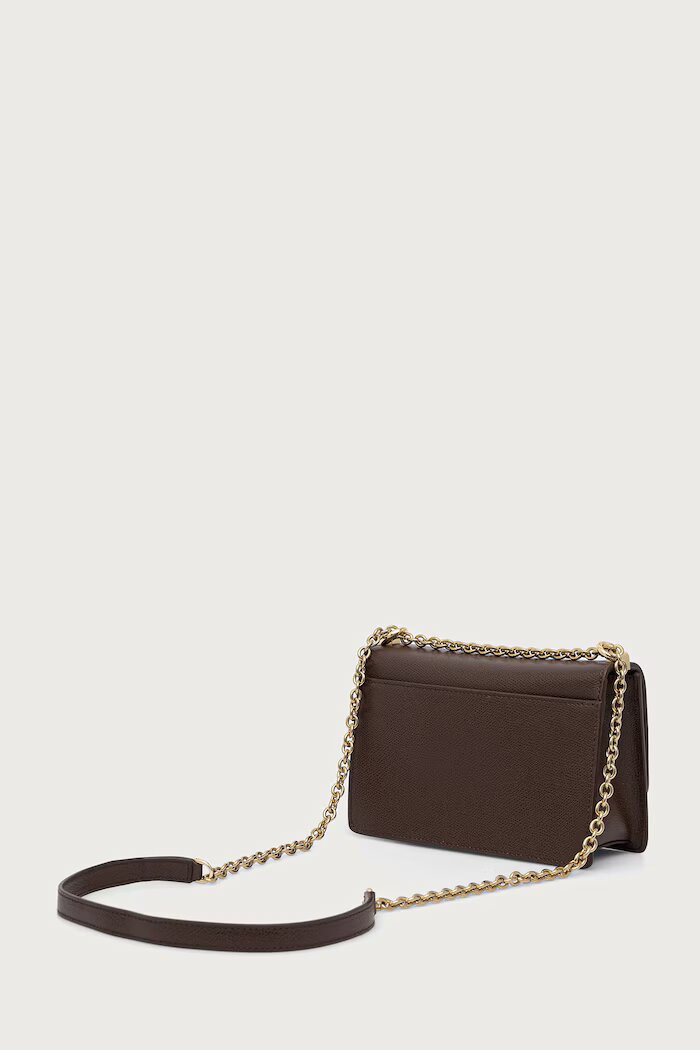 Furla чанта crossbody дамска от кожа 1927 Mini Crossbody 20 кафява BAFKACO.ARE000.4284S
