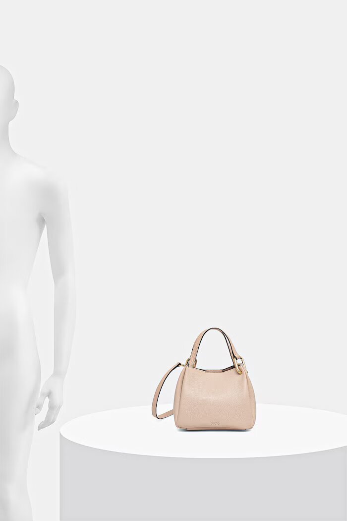 Furla чанта crossbody дамска от кожа бежова WE00907 HSF000 93300