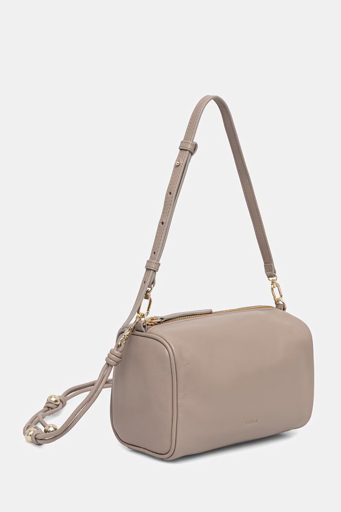 Furla чанта crossbody дамска от кожа бежова WE00922 BX2269 4488S