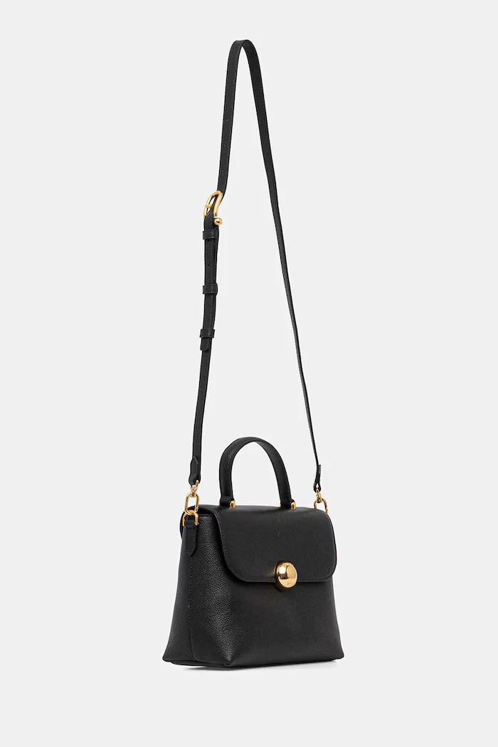 Furla чанта crossbody дамска от кожа черна WB01882.BX3036.O6000