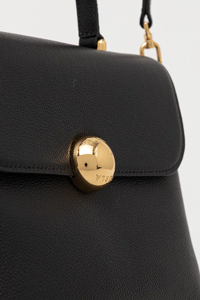 Furla чанта crossbody дамска от кожа черна WB01882.BX3036.O6000