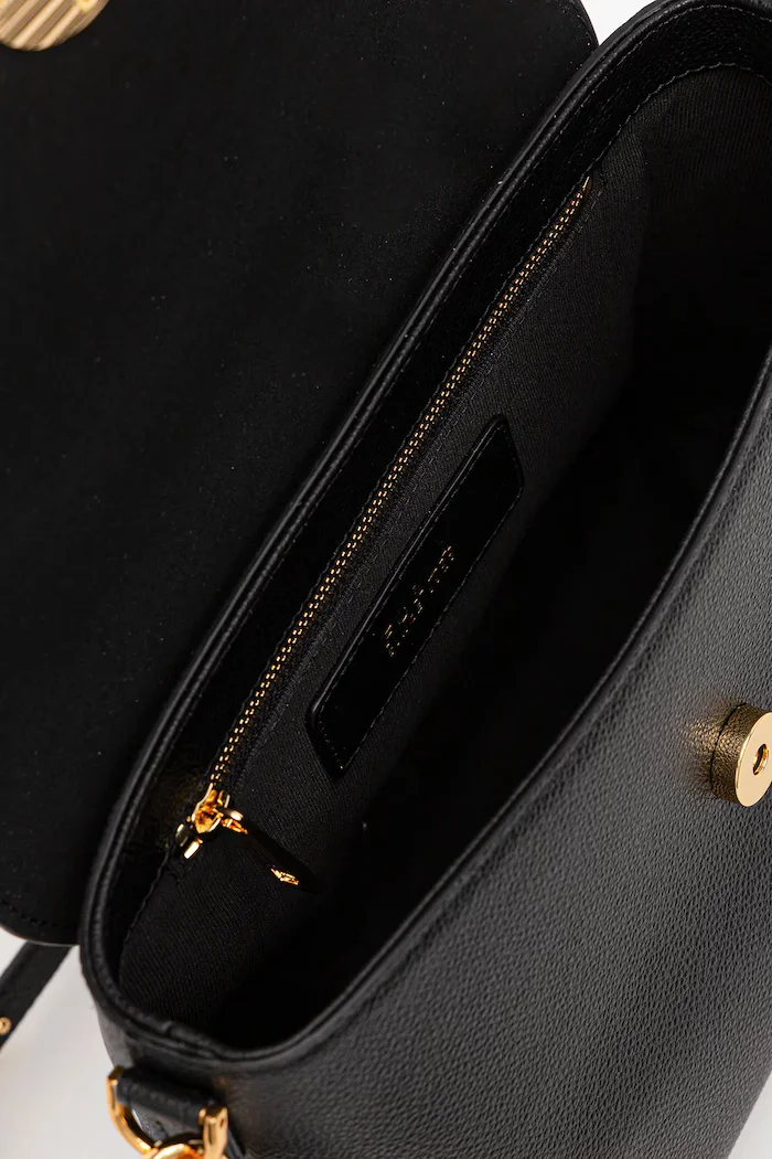 Furla чанта crossbody дамска от кожа черна WB01882.BX3036.O6000