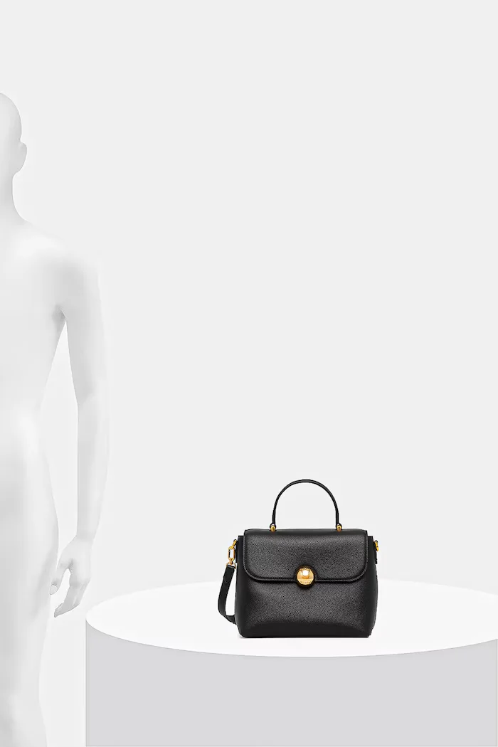 Furla чанта crossbody дамска от кожа черна WB01882.BX3036.O6000