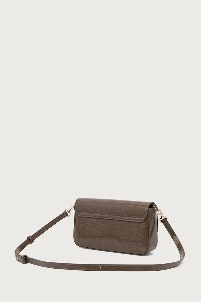 Furla чанта crossbody дамска от кожа Iride S кафява WB02206.BX4758.4903S