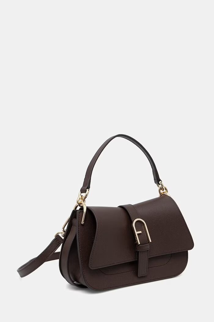 Furla чанта crossbody дамска от кожа кафява WB01032.BX2045.4284S