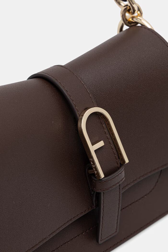 Furla чанта crossbody дамска от кожа кафява WB01032.BX2045.4284S