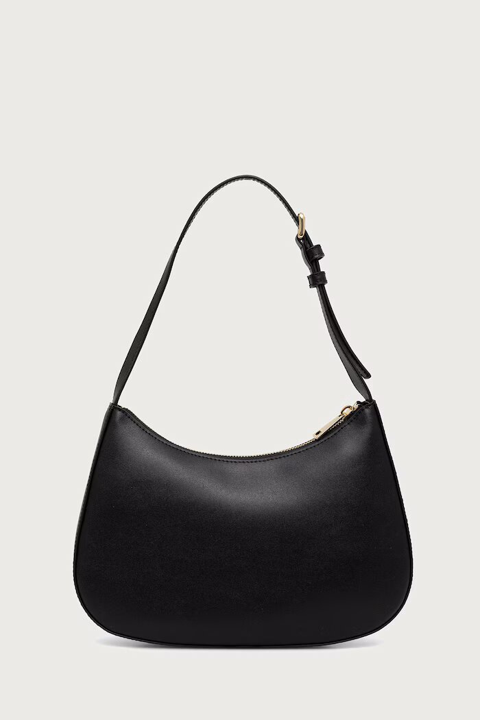 Furla чанта тип хобо дамска от кожа Margot S черна WB02167.BX3104.O6000