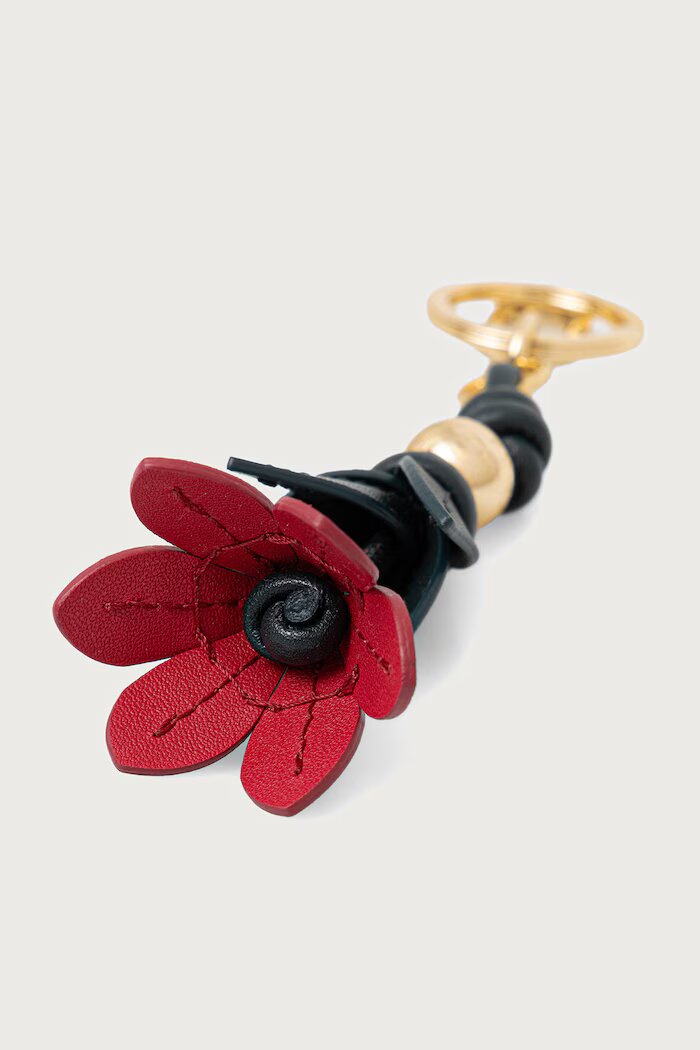 Furla ключодържател дамски от кожа Allegra Poppy Keyring WR00893.BX3175.2703S