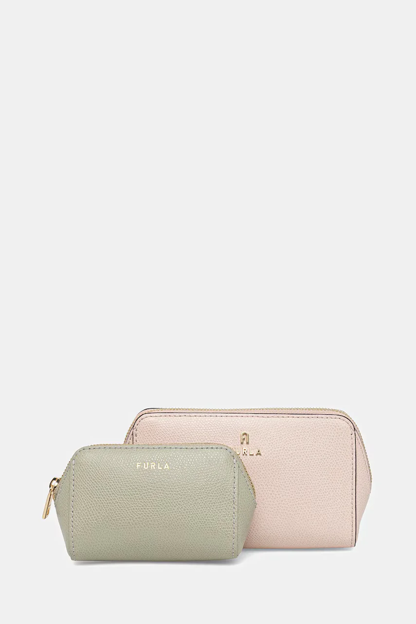 Furla Кожена козметична чанта (2 броя)