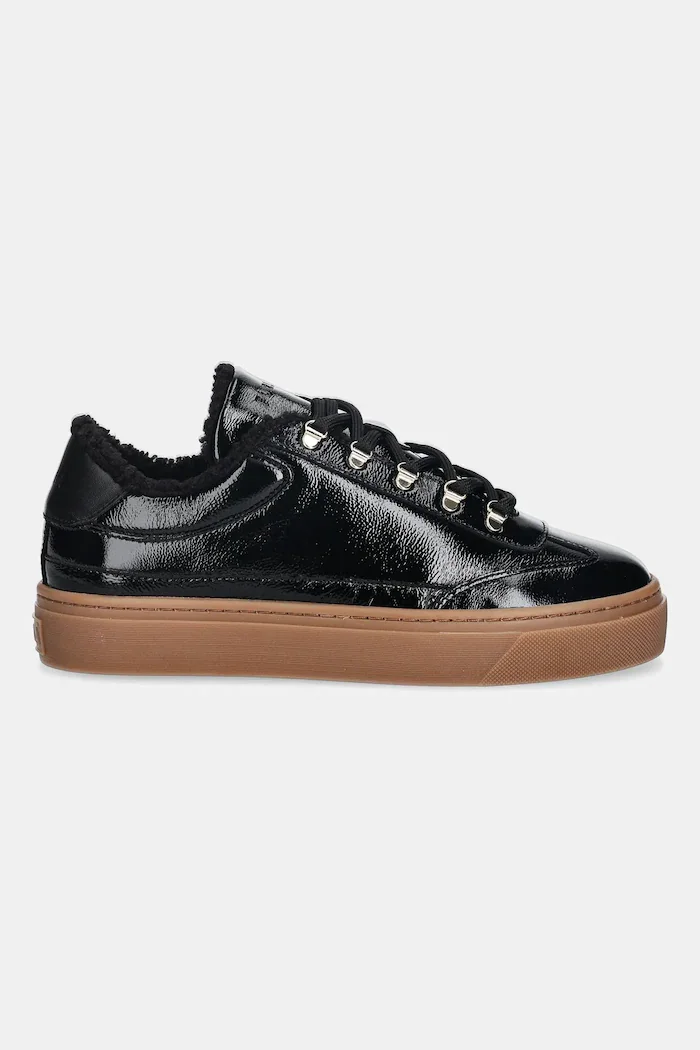 Furla Кожени маратонки Enjoy Lace-Up Sneaker в черно YK31ENJ BX4211 O6000