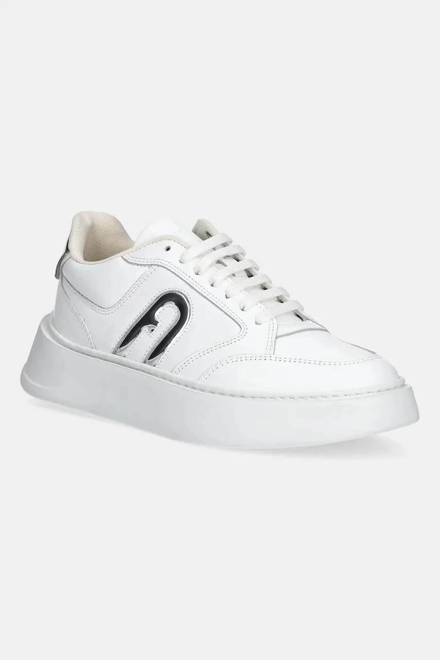 Furla Кожени маратонки Lace-Up Sneaker