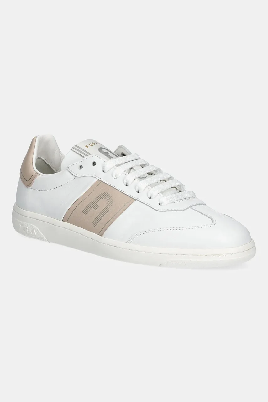 Furla Кожени маратонки Twist Lace-Up Sneaker