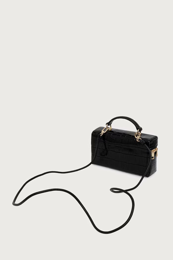 Furla козметична чанта дамска от кожа Camelia Micro черна WE00625.BX4255.O6000