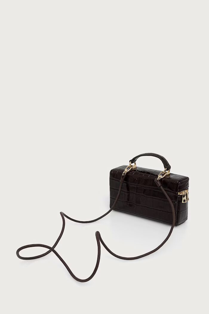 Furla козметична чанта дамска от кожа Camelia Micro кафява WE00625.BX4255.2460S
