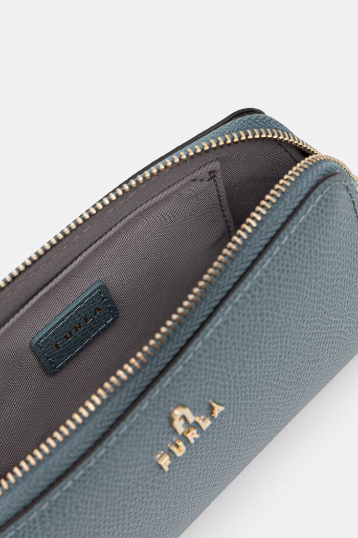 Furla козметична чанта дамска от кожа тюркоазена WE00449 ARE000 4896S